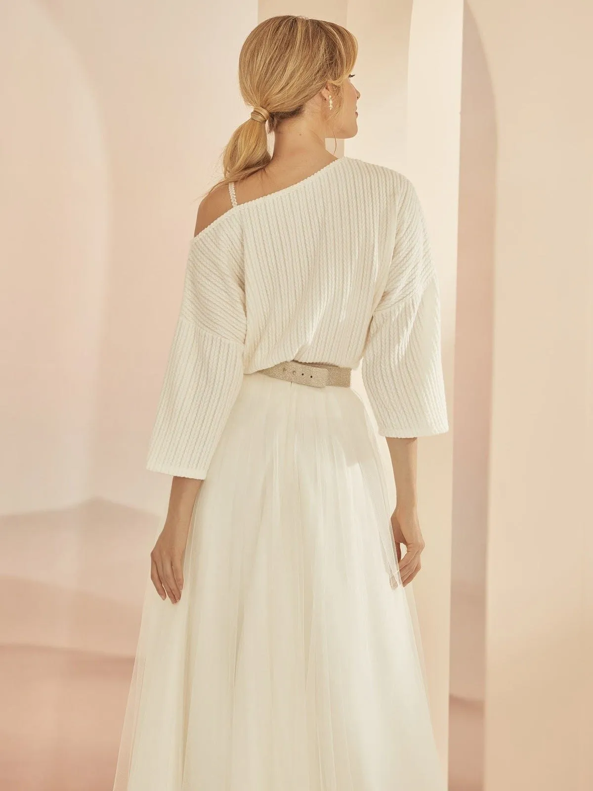 Bianco Evento Ivory Tulle Bridal Skirt, PASSION