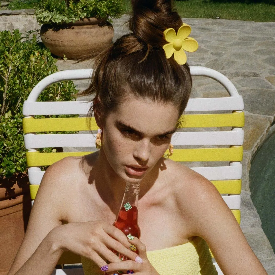 Big Daisy Clip in Sunshine