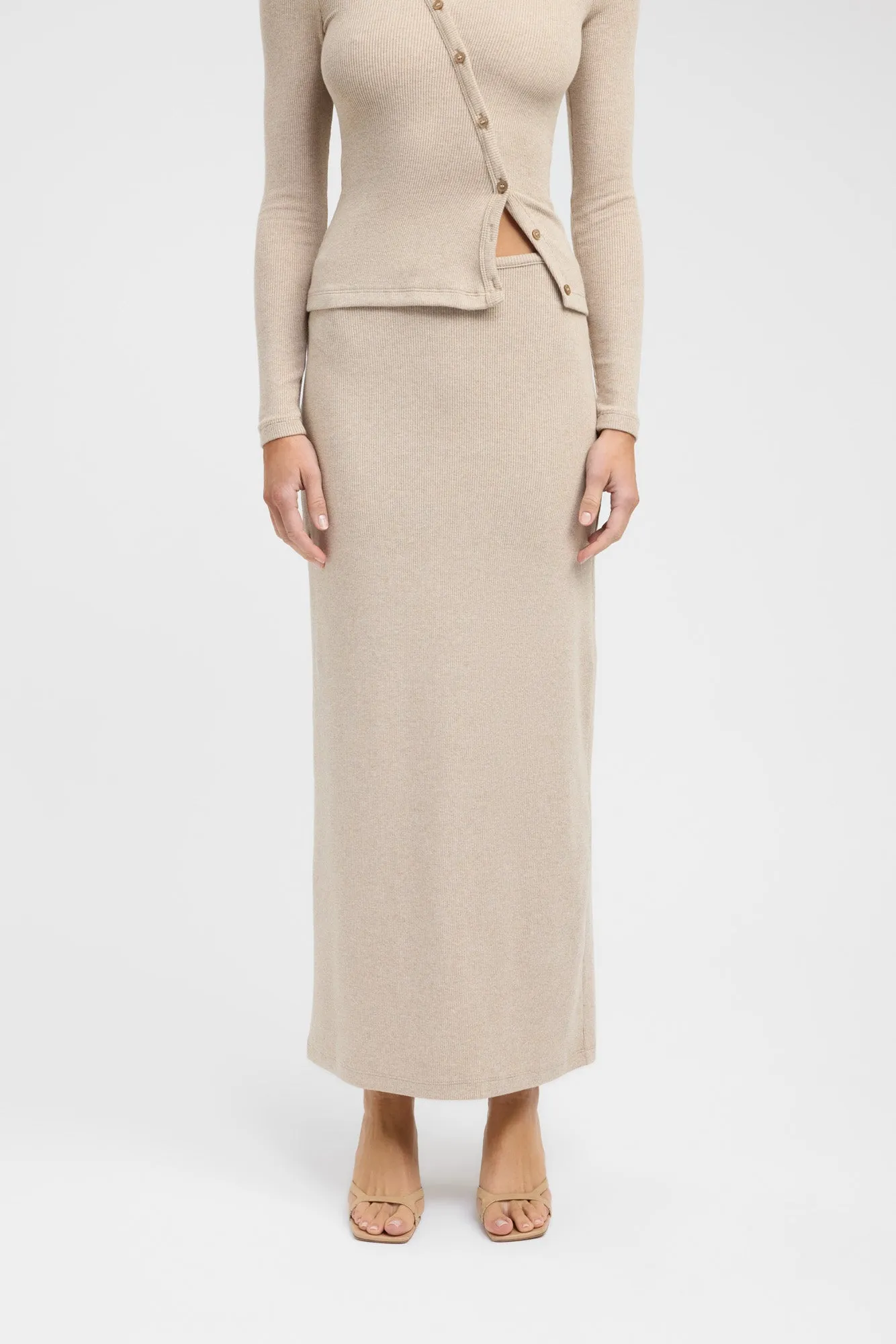Double Layer Construction Neutral Look Billie Skirt