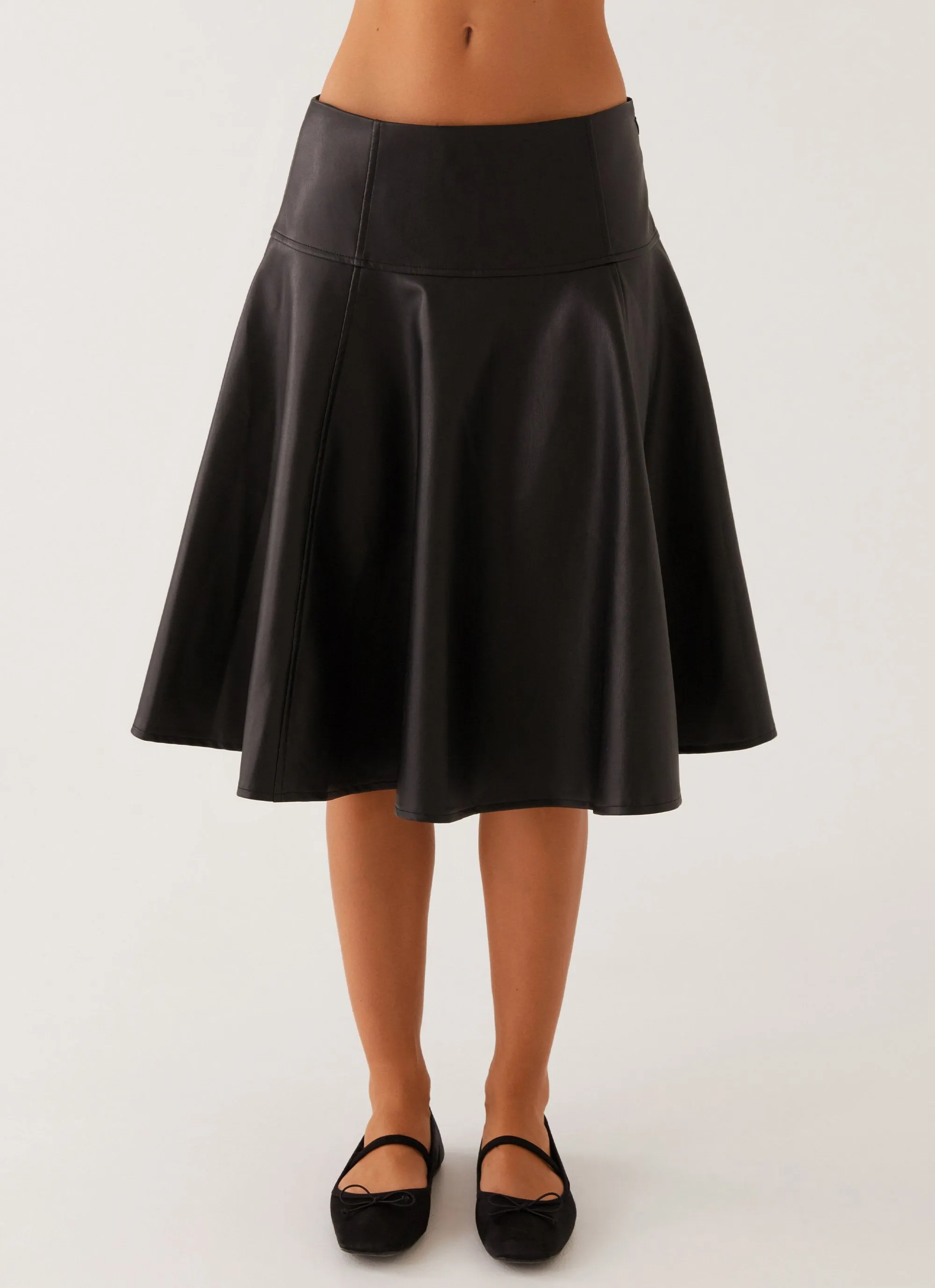 hypoallergenic material Performance Design Tyler Midi Skirt - Black