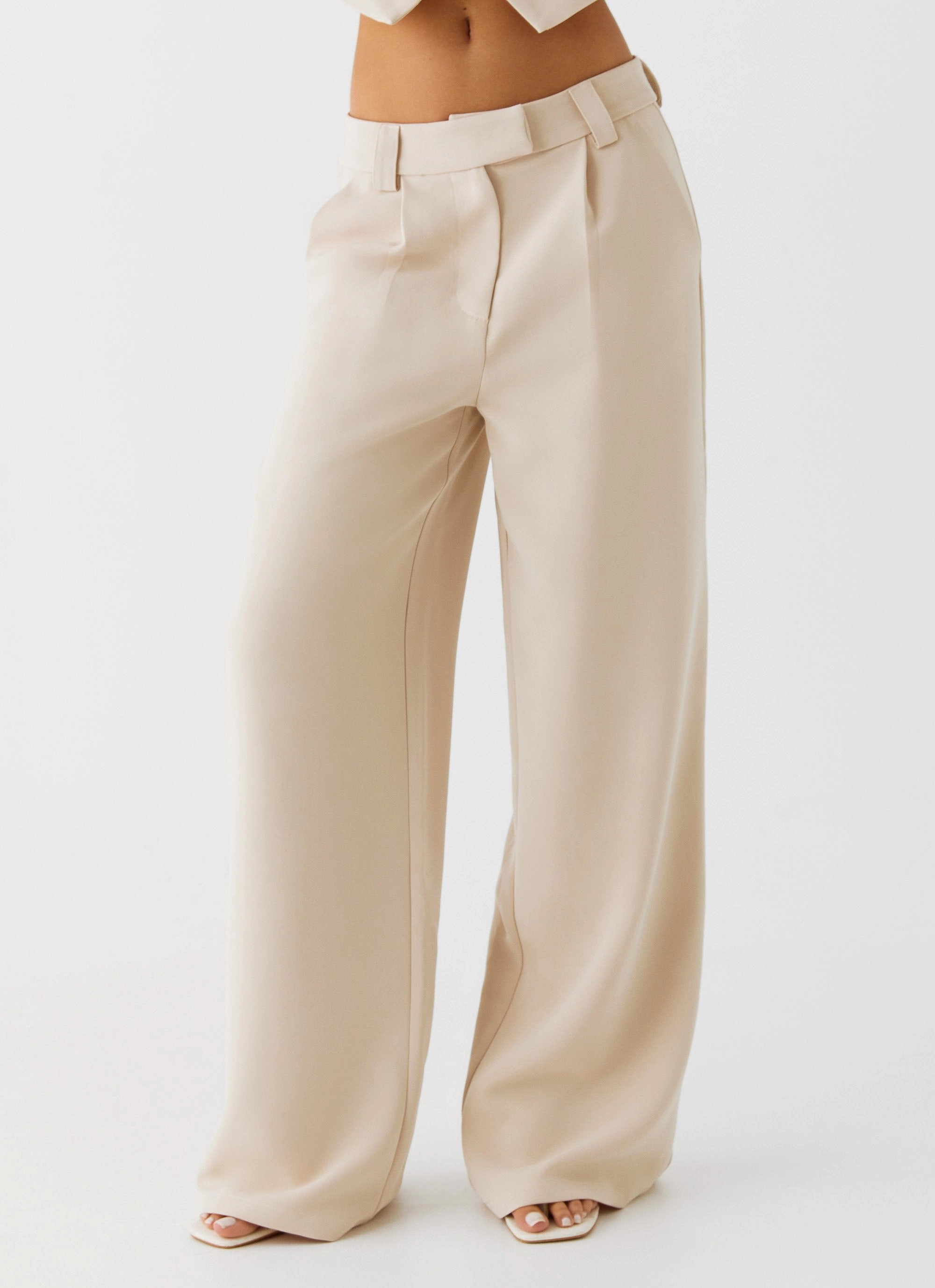 Urban Cool Warm design Midnight City Suit Pants - Beige