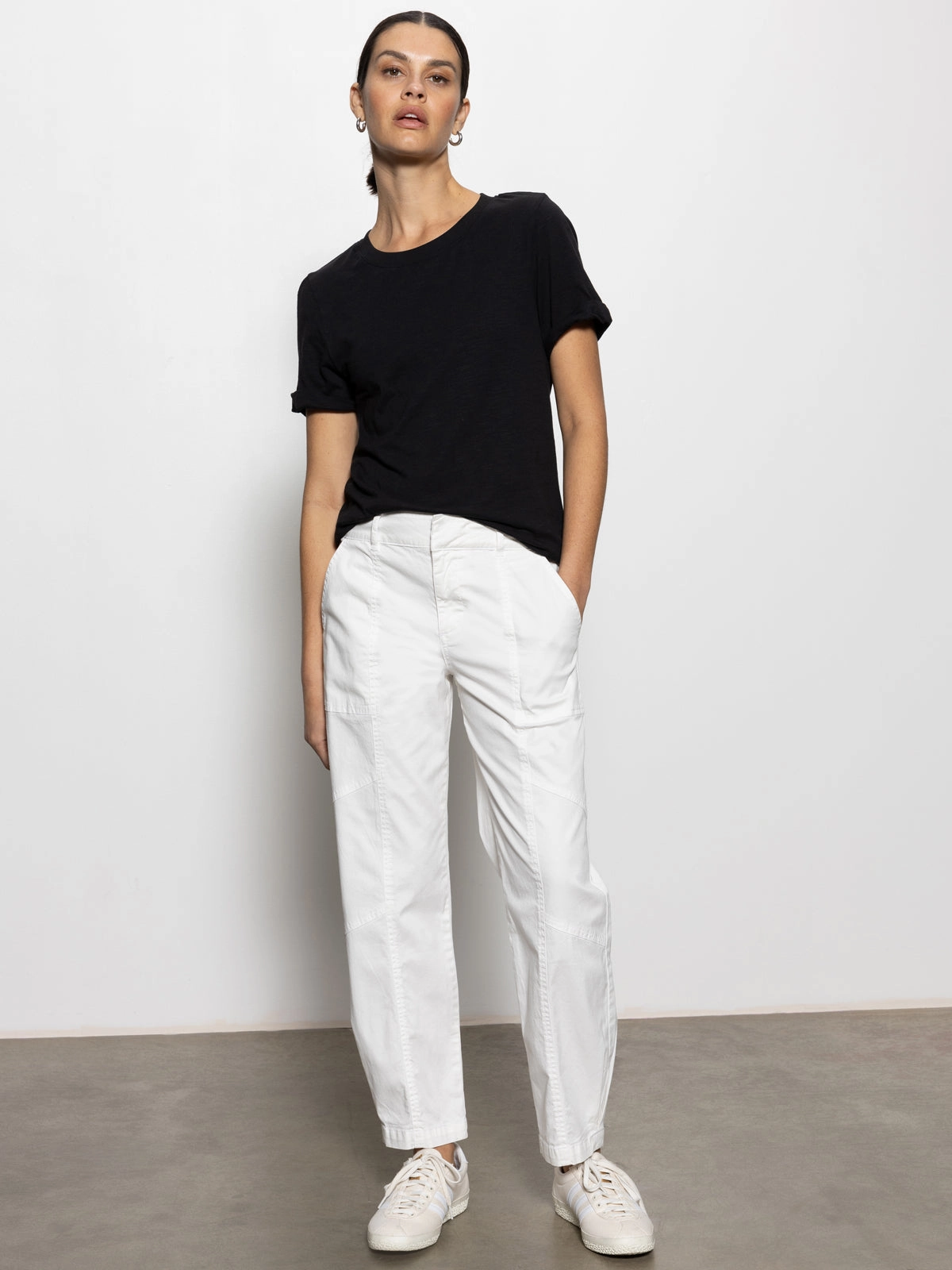 Sahara Tapered Standard Rise Pant Chalk Perfect Silhouette