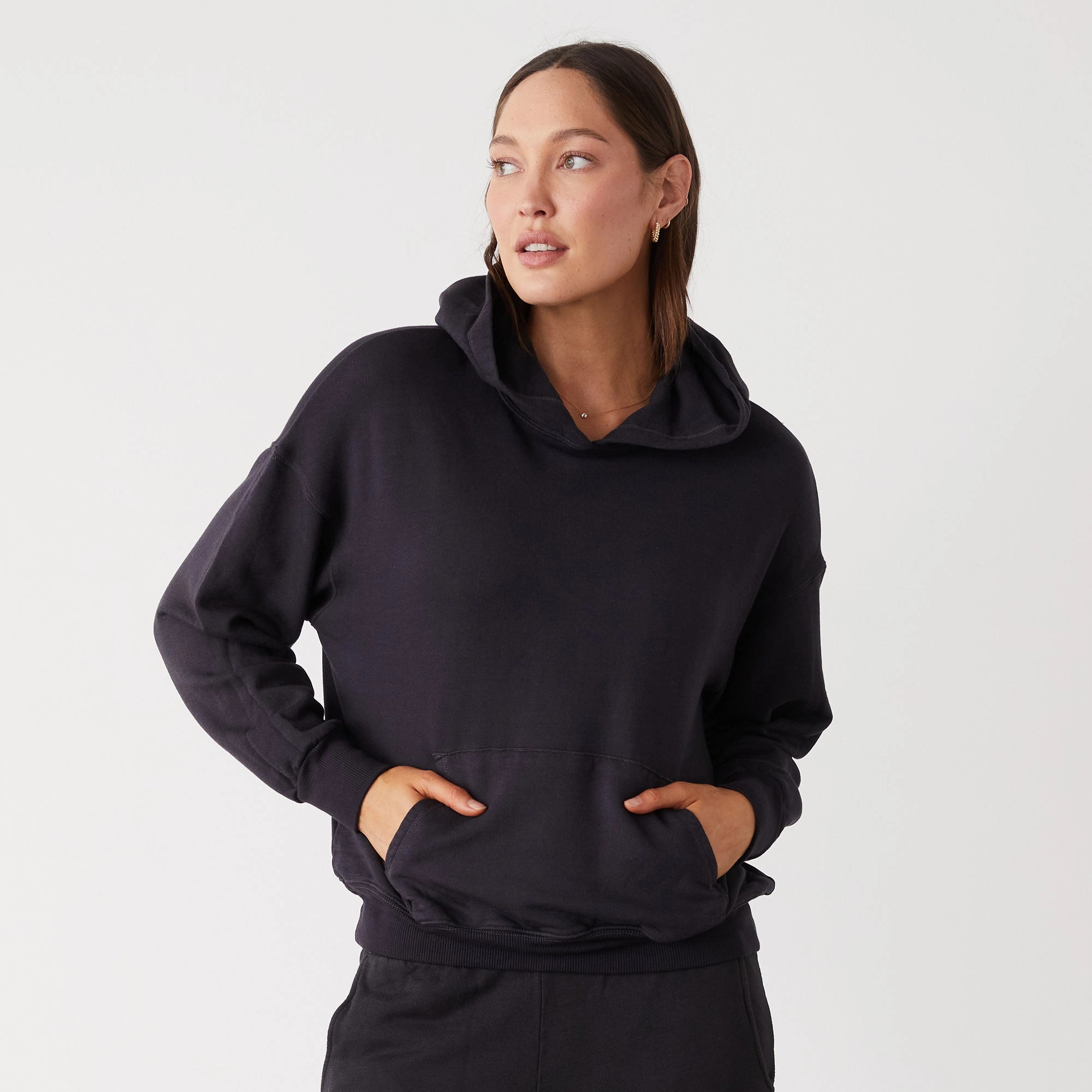 Supersoft Fleece Slouchy Pullover LowProfileDesign WrinkleResistant