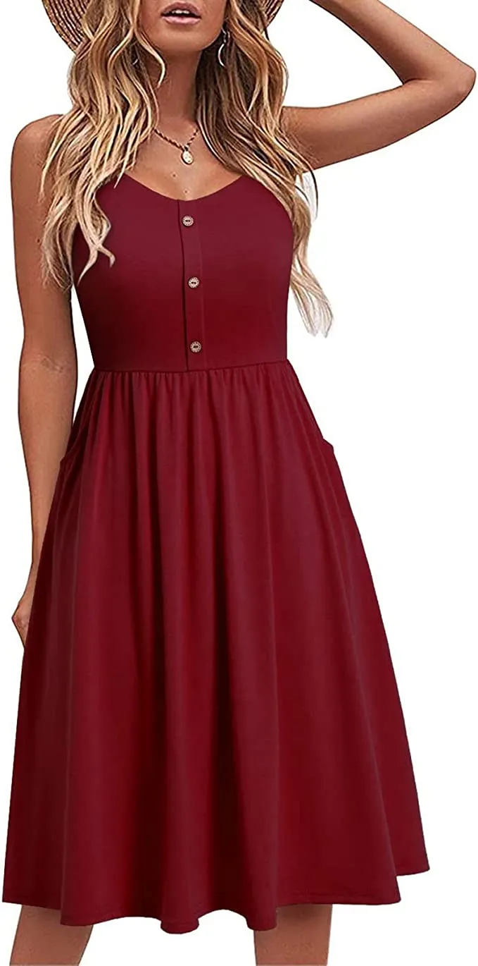 Black A Line Casual Dresses  - Amhomely