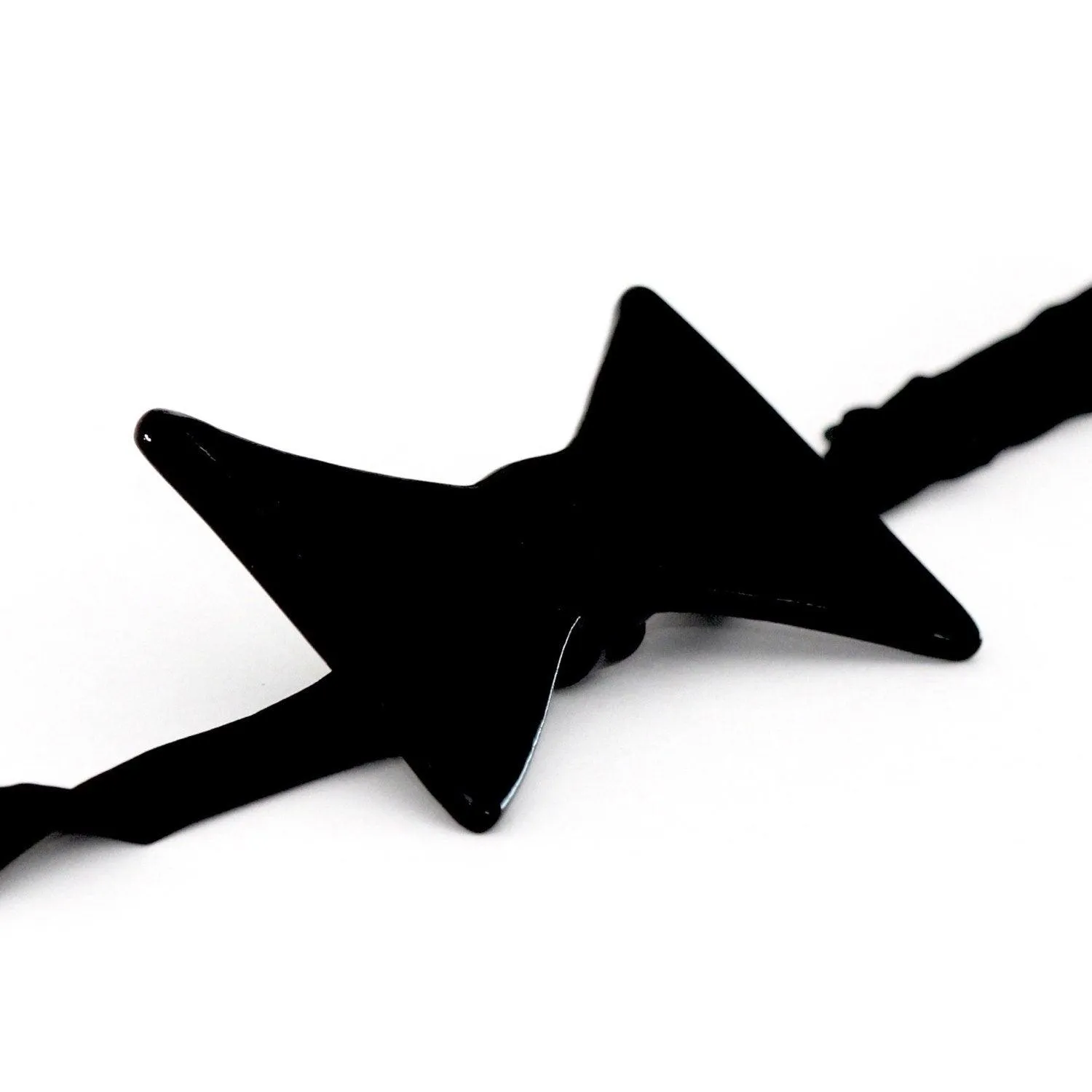 Black Bow Tie, Fathers Day, Mens  Bow Tie Accessories - Handmade Ceramic Bow Tie
