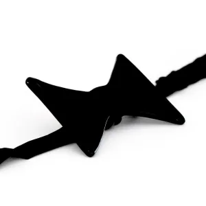 Black Bow Tie, Fathers Day, Mens  Bow Tie Accessories - Handmade Ceramic Bow Tie