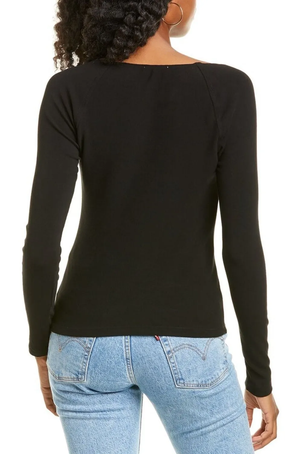 Black Sweetheart Neckline Full Sleeveless Top