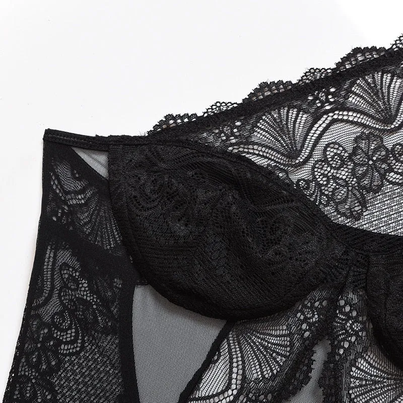 Black To Black Teddies