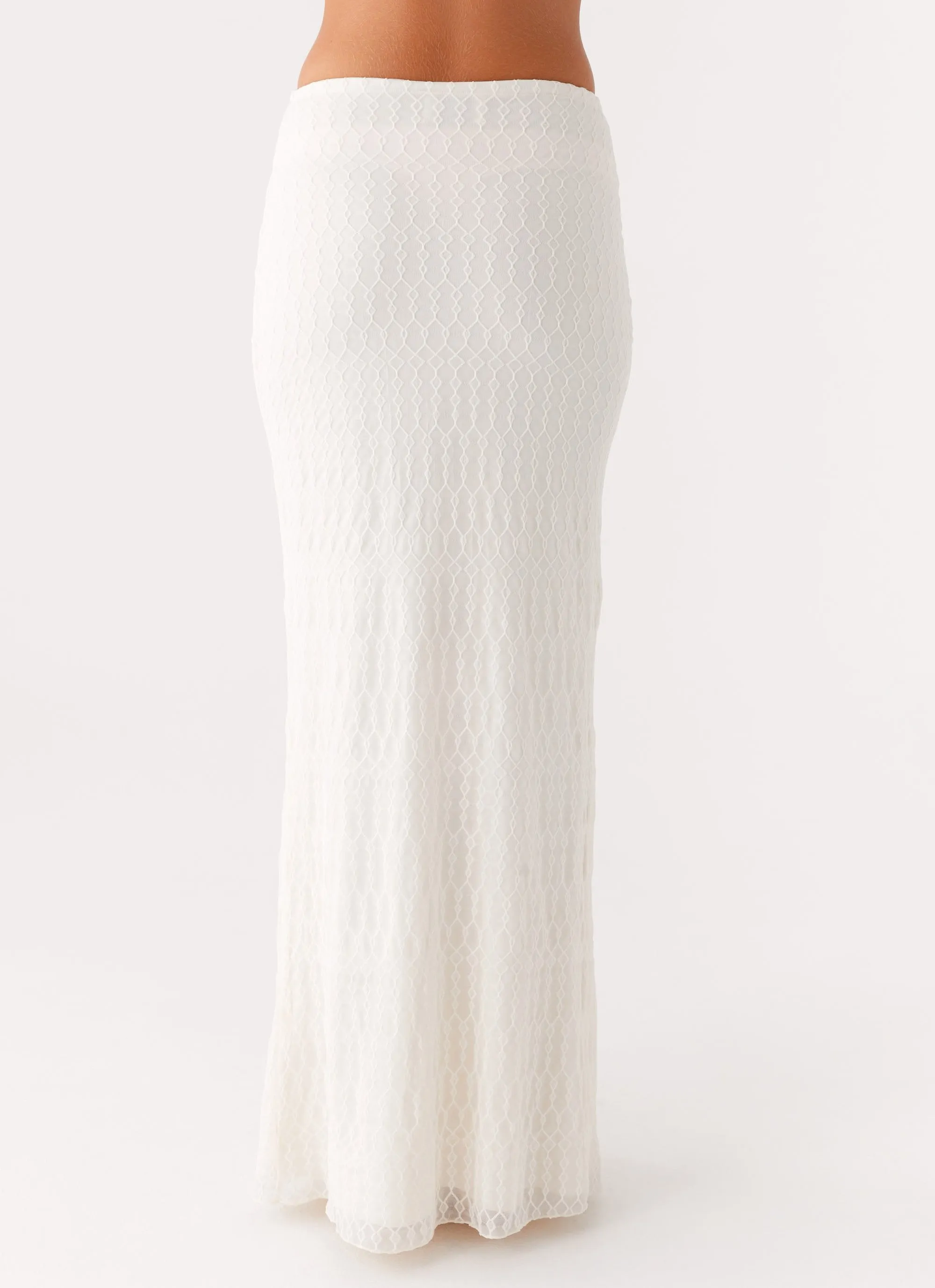 Performance Comfort Blakely Maxi Skirt - Ivory