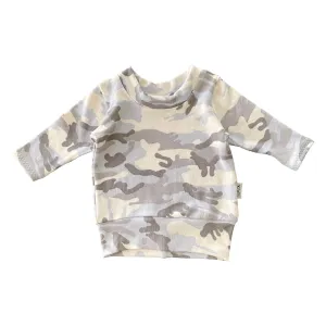 Blue Camo Lounge Top