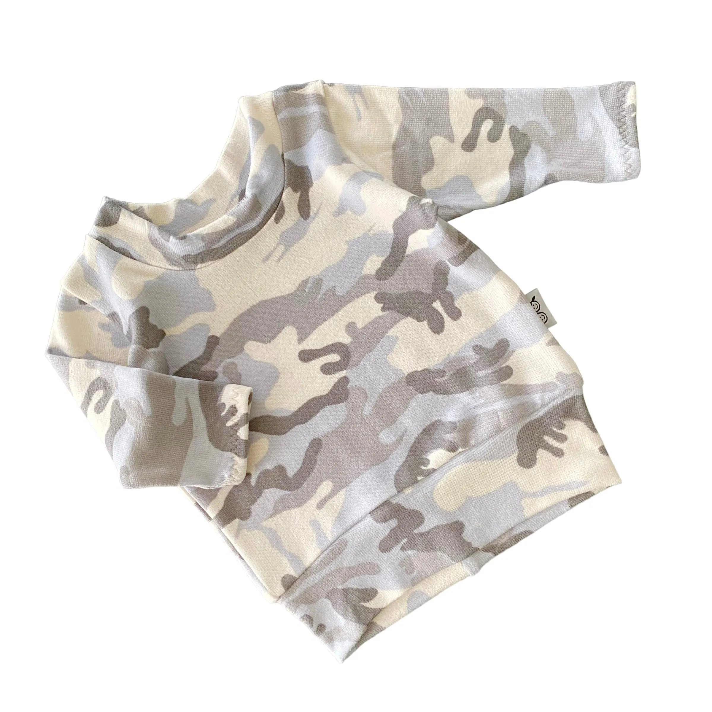 Blue Camo Lounge Top