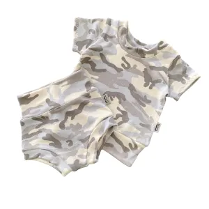 Blue Camo Summer Lounge Set