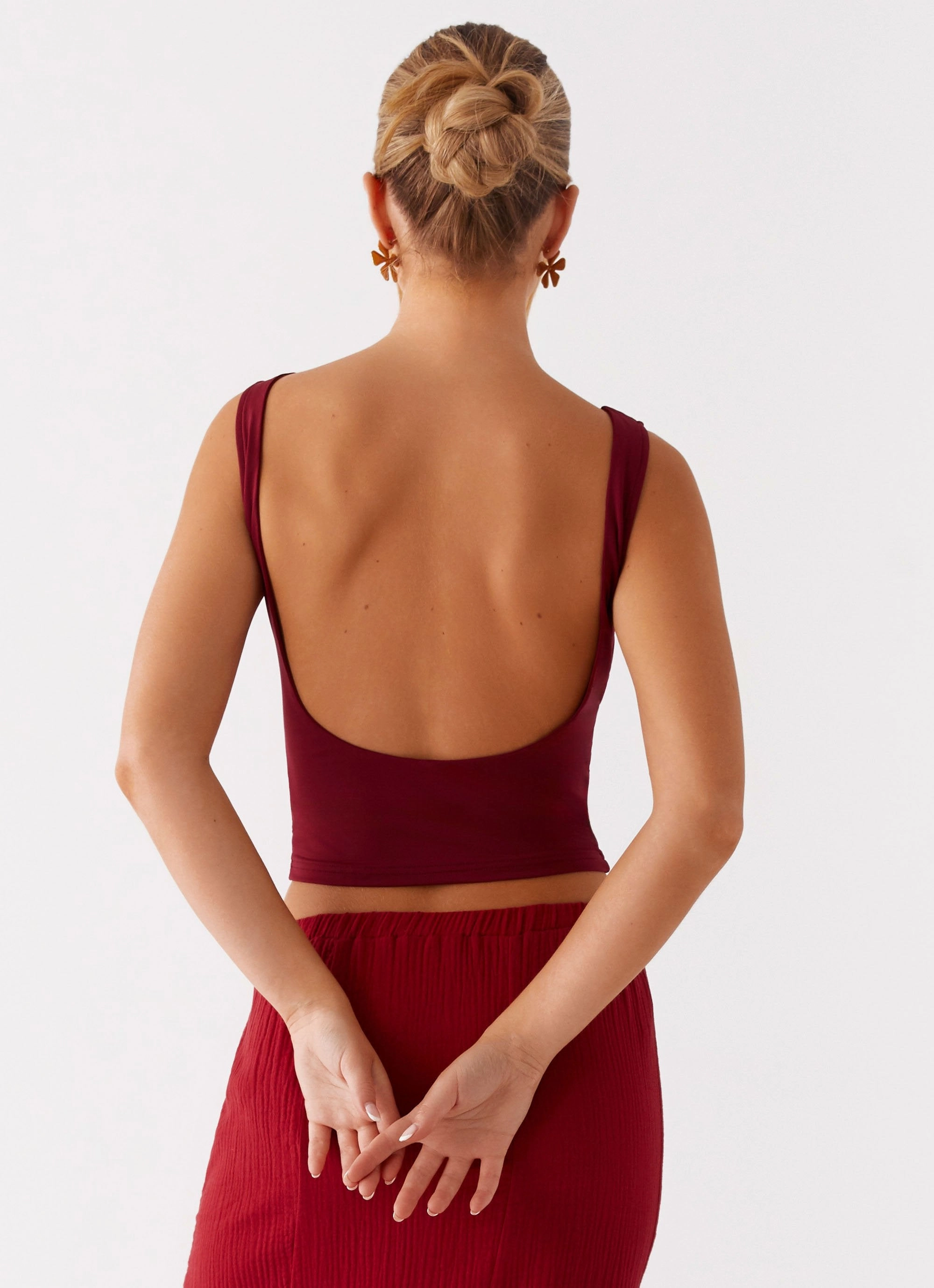 Comfy Style Blythe Top - Rhubard