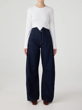 Body Contour Vera Tuxedo Jean Pure Blue Vera Tuxedo Jean Pure Blue Smooth Lightweight Eco Friendly Chill Outfit Road Trip