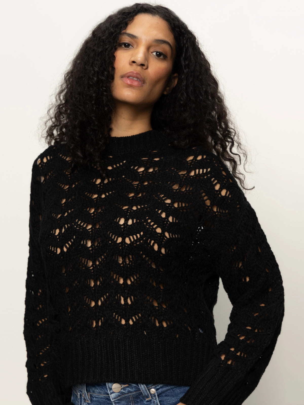 Boheme Popover Black Soft Texture Sublimation Print Resistant