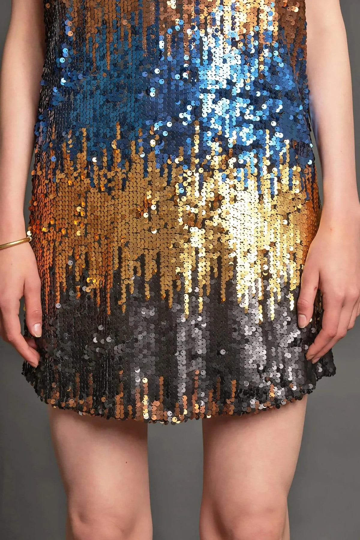 Harlan Dress - Seville Stripe Polished Edge