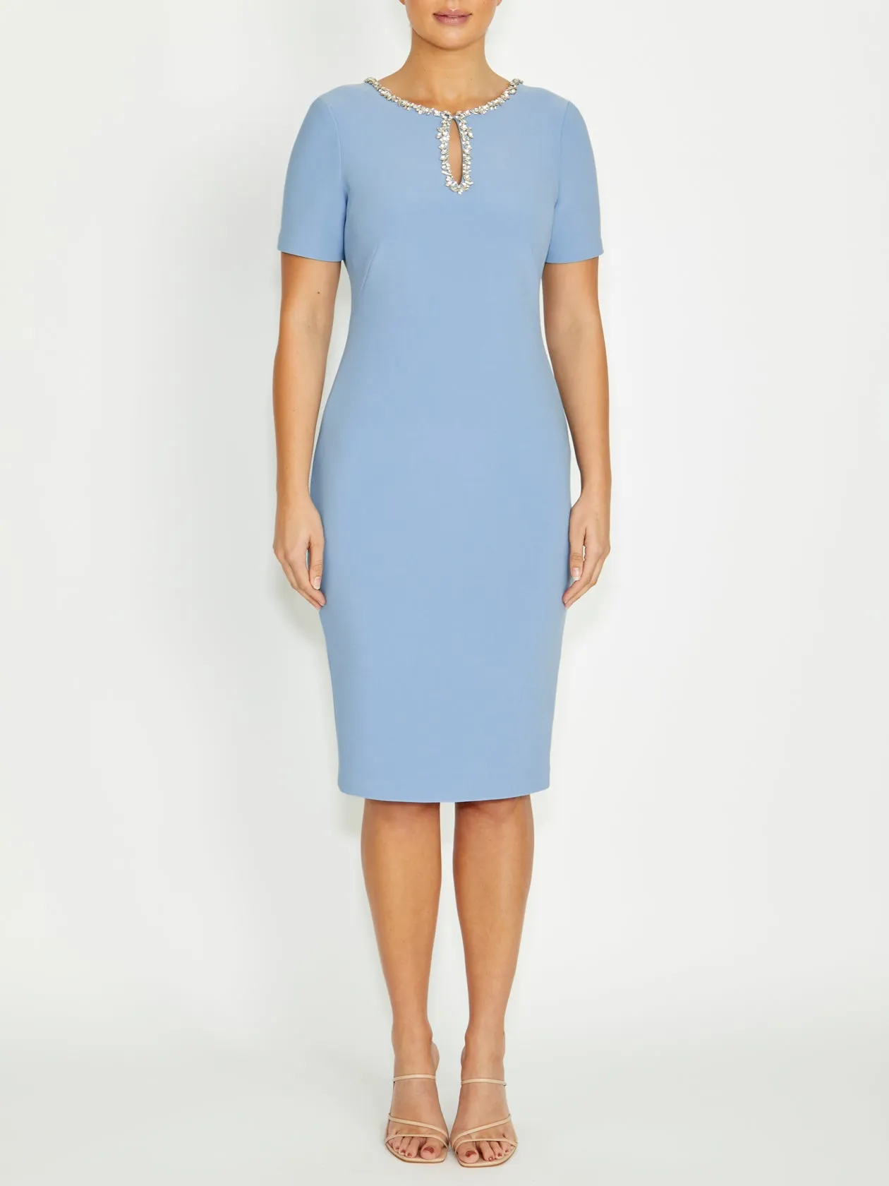 Cordelia Sky Blue Dress Bold Movement Work Favorite