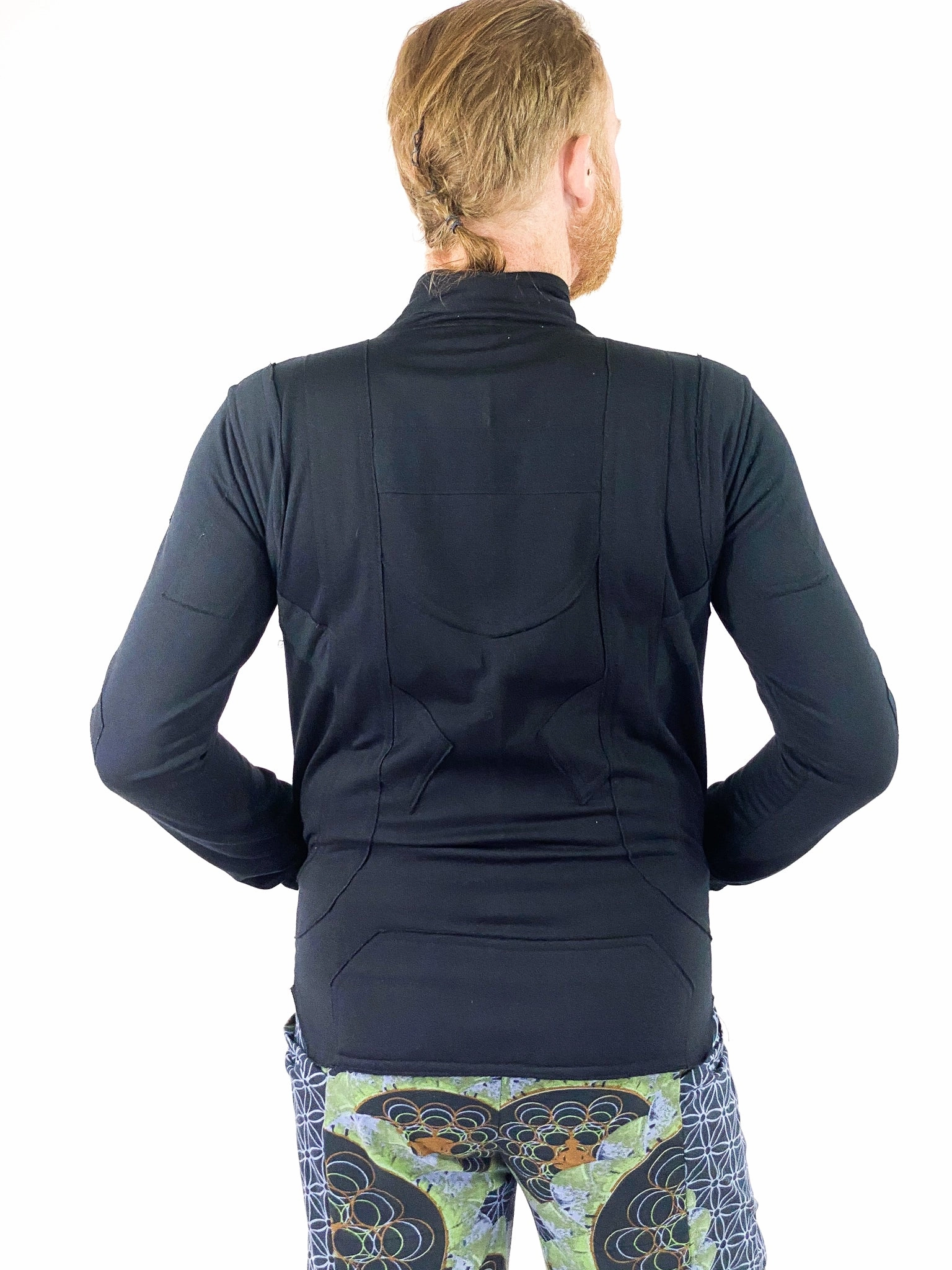 Transitional Look Simple Detail Night Racer Jacket