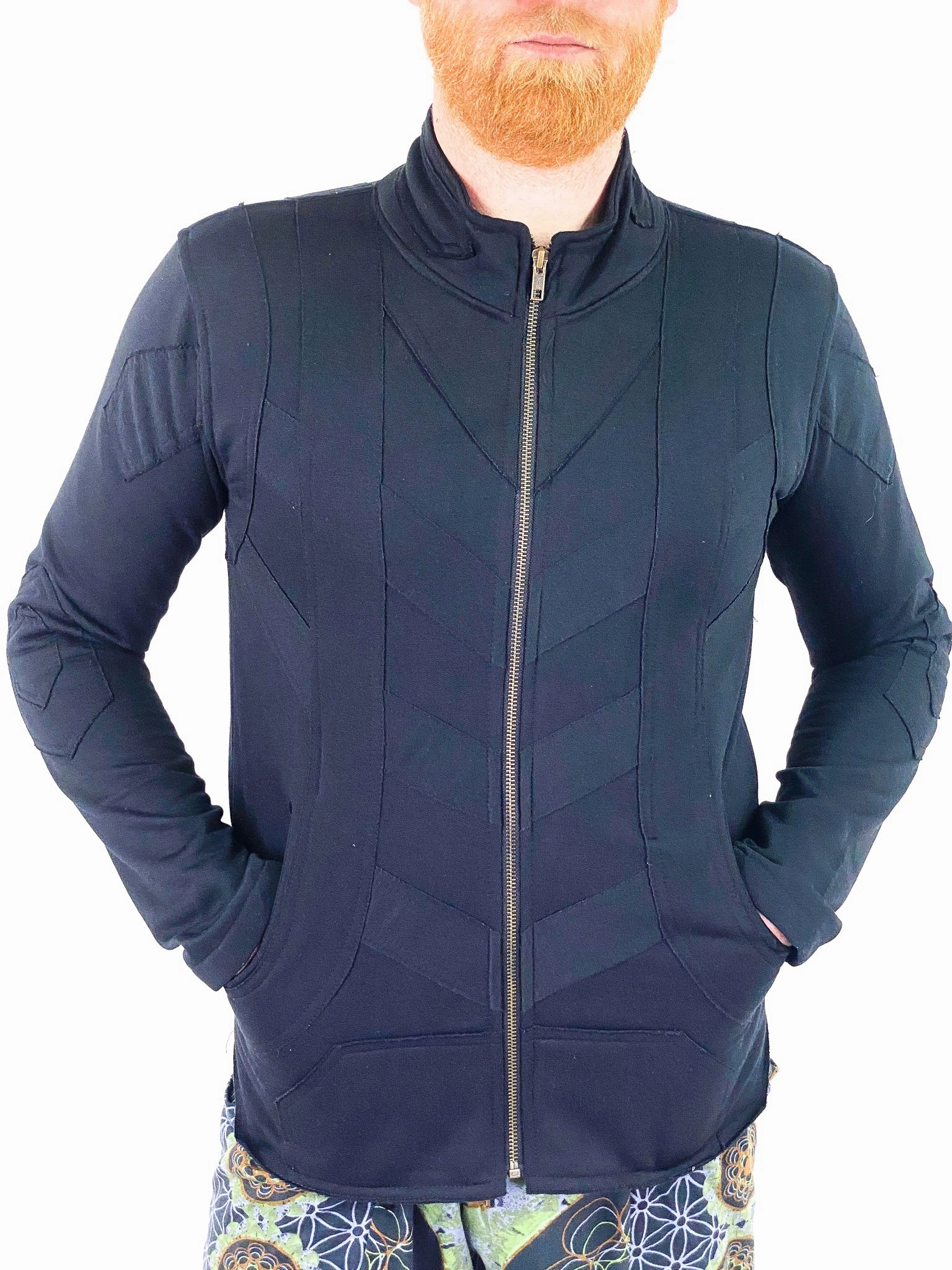 Neutral Tones Look Night Racer Jacket