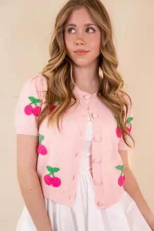 Bonded seams A Sweet Treat Cardigan YarnDyedQuality Compression Fit A Sweet Treat Cardigan