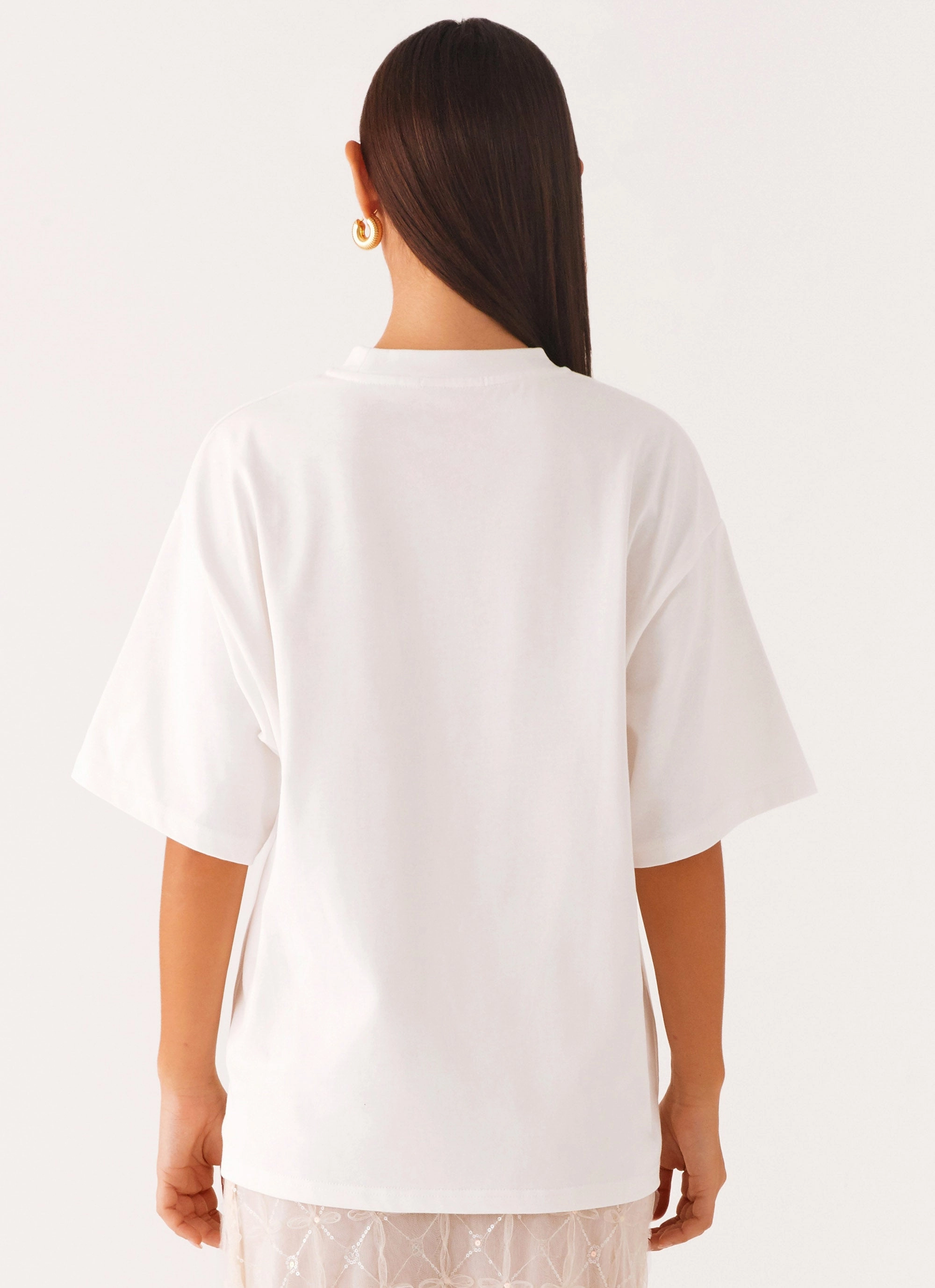 Born To Have Fun Oversized Graphic Tee - Blue Shell Tagless Neckline Design Durable Stitching