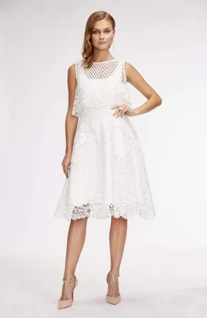 Bow detail Baba Dress - White Whisper Weekend Favorite Baba Dress - White Whisper