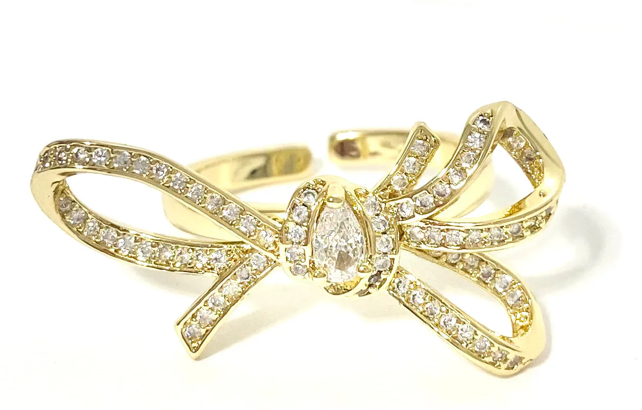 Bow Tie Ring - Gold