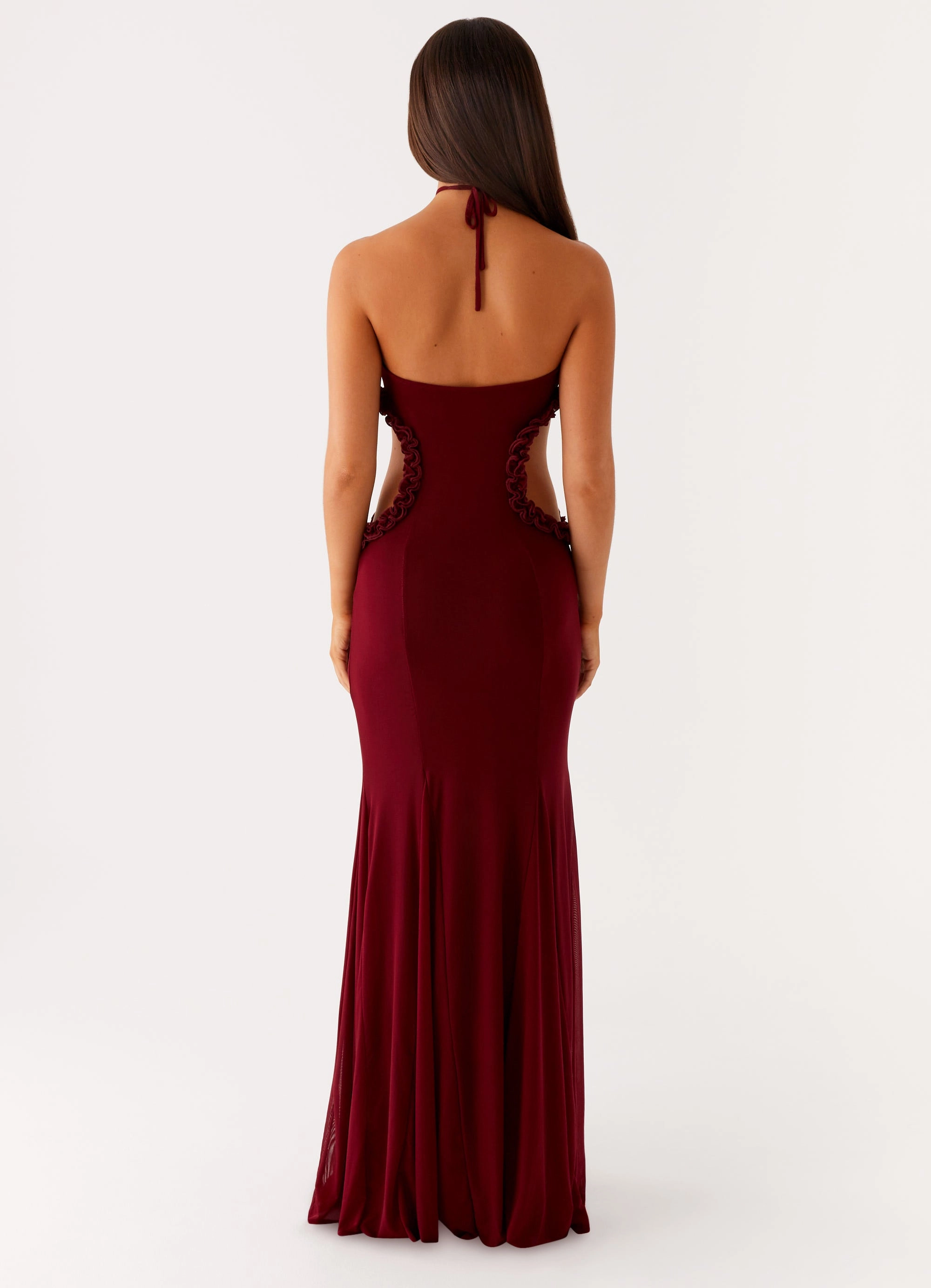 Jemima Maxi Dress - Raspberry Wine Nature Inspired