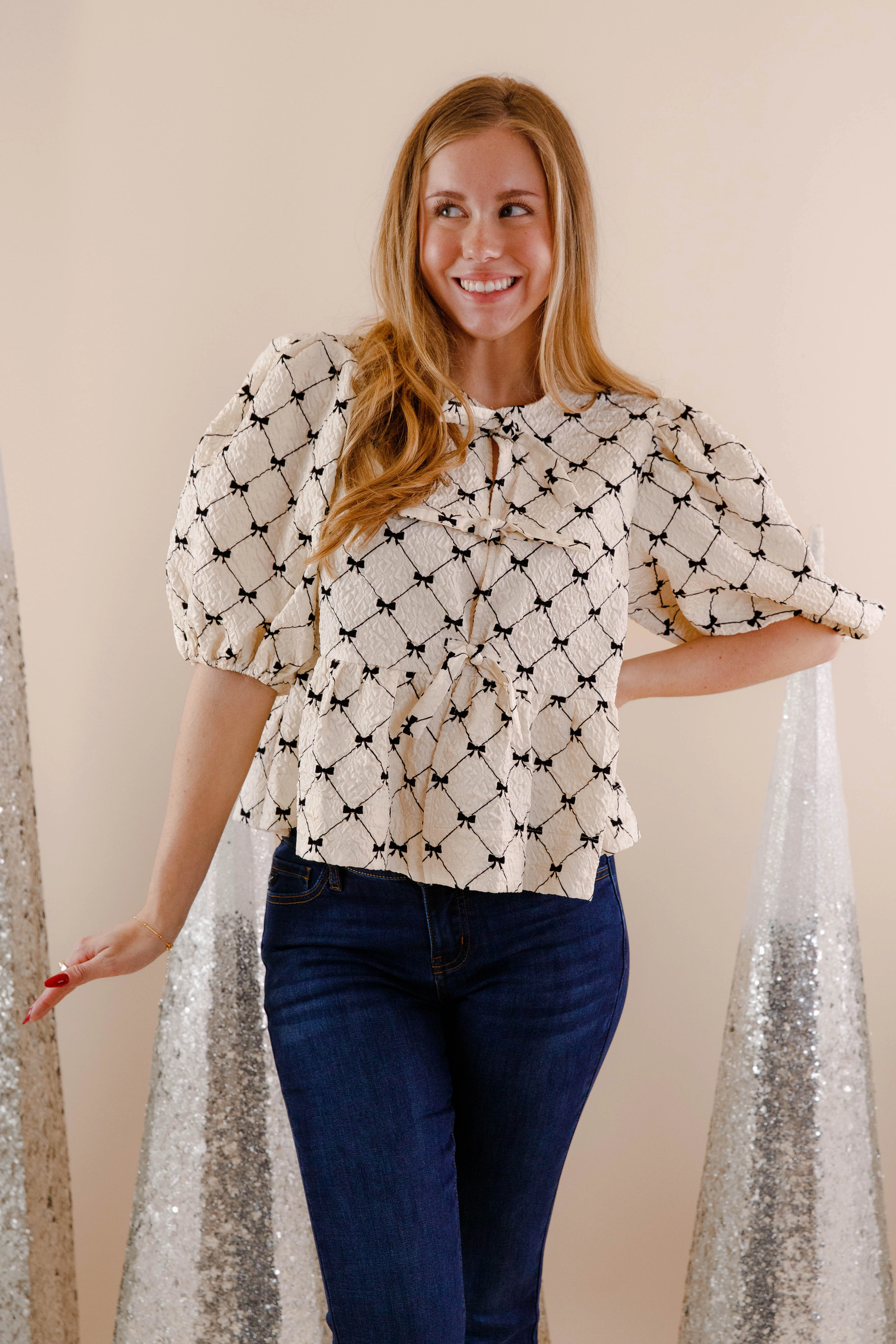 Bow Down Blouse Convertible Design