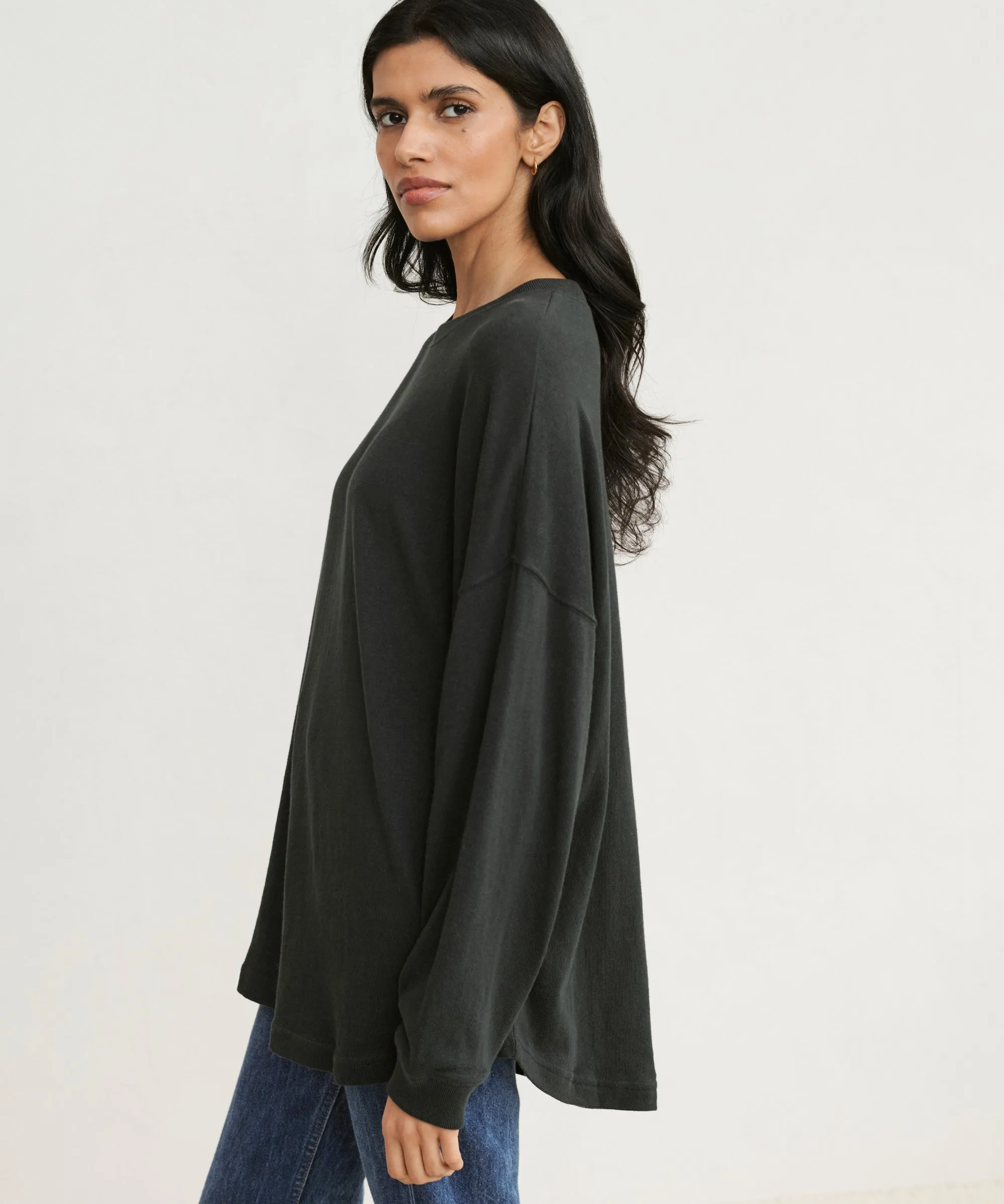 Basic Tank Boyfriend Long-Sleeve Tee