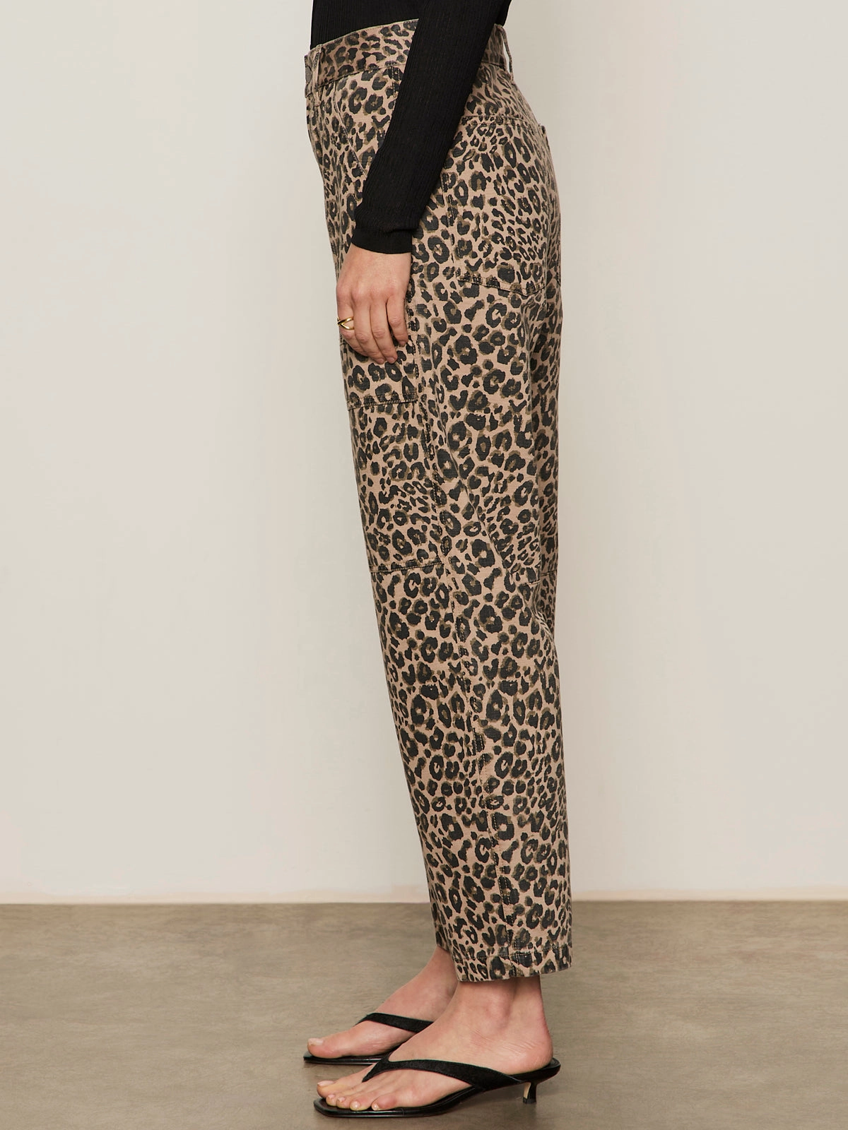 Boyfriend Utility Pant French Kitty Double Layered Hem