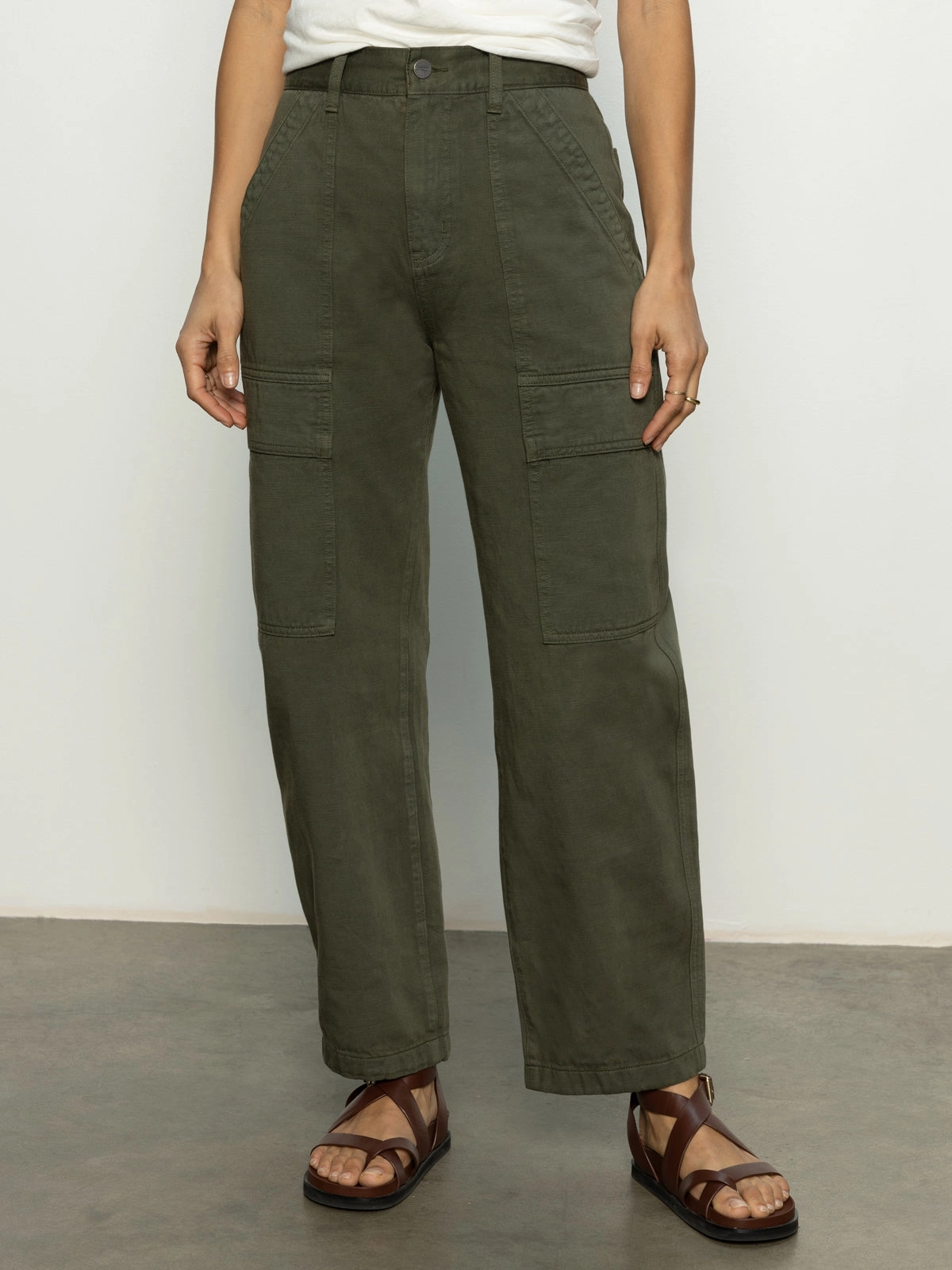 Stay Dry StretchFabric Boyfriend Utility Pant Kalamata