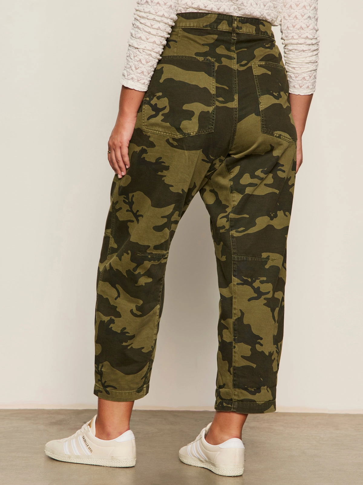 Boyfriend Utility Pant Rambler Camo Extended Sizing Durable Seam Construction Versatile Fit