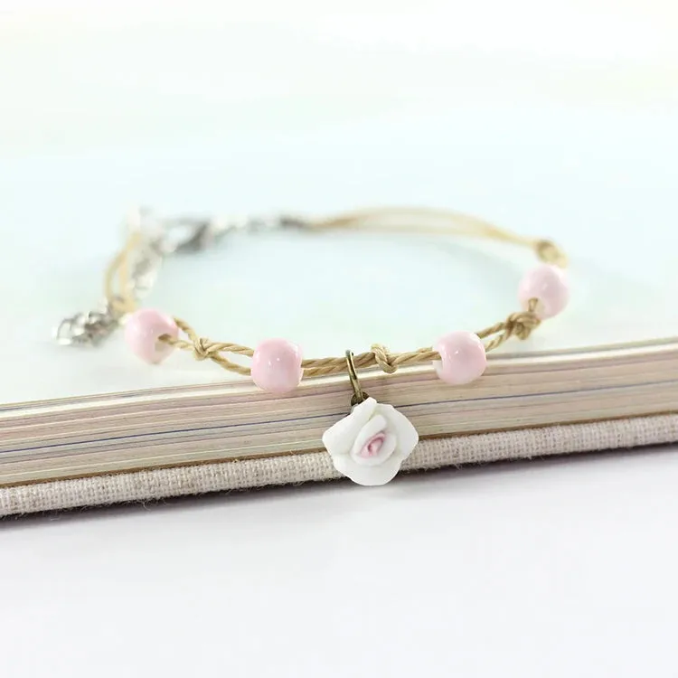 bracelet on female Korean sweet ceramic jewelry