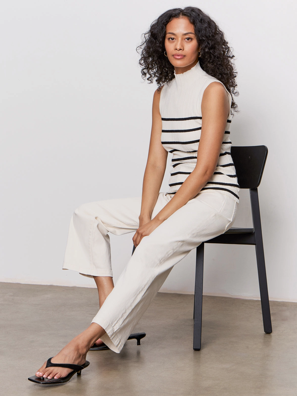 TemperatureRegulation Perfect Pair League Crop Jeans Light Oat