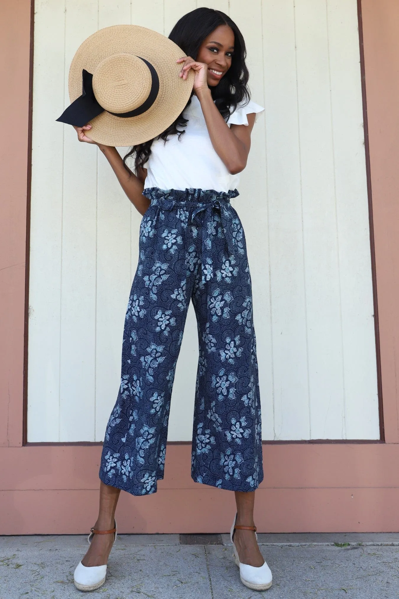 Lucas Wide Leg Pants - Bali Elastic Free Cuffs