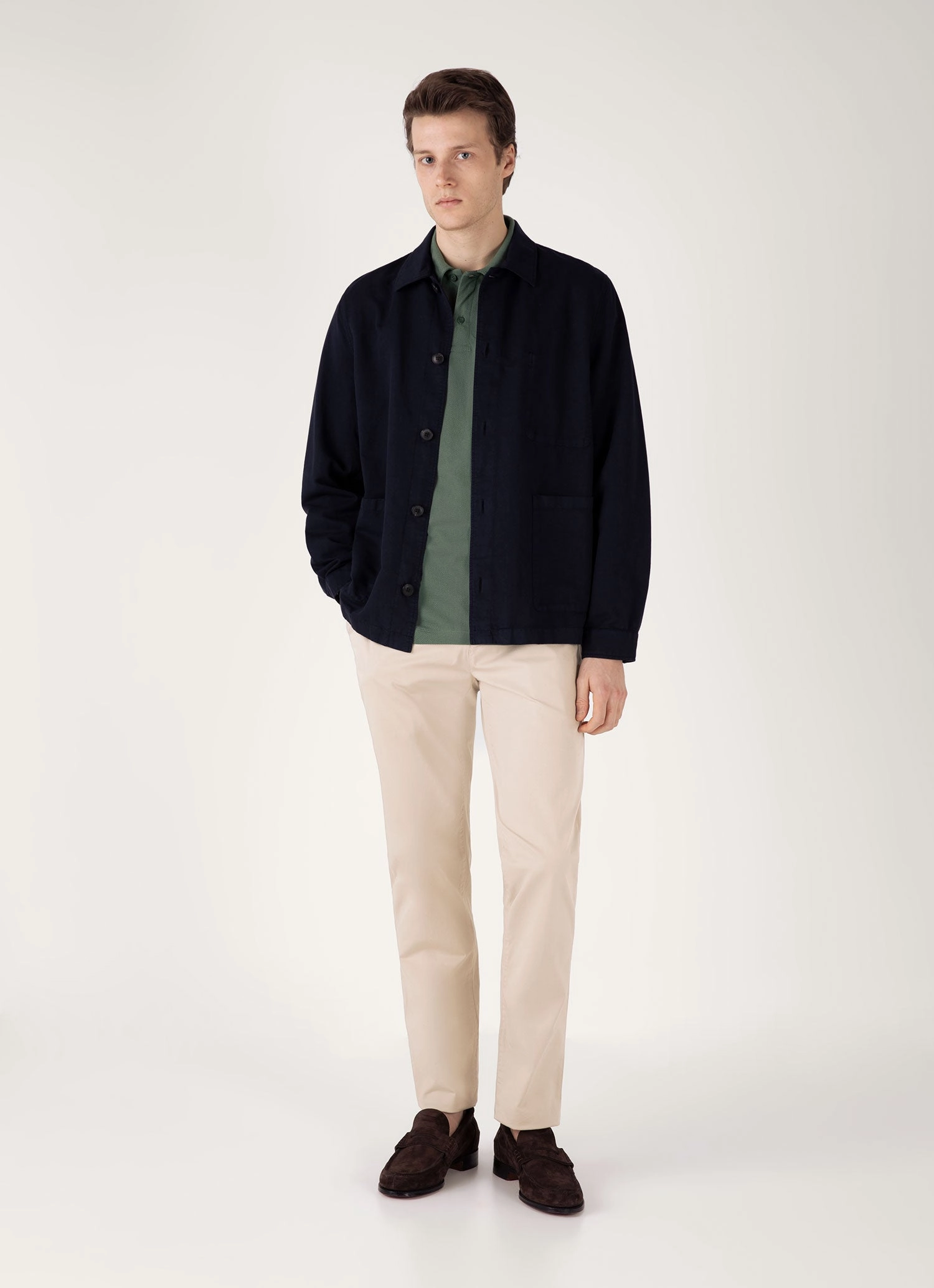 Advanced Moisture Management Men's Riviera Polo Shirt in Dusk Green