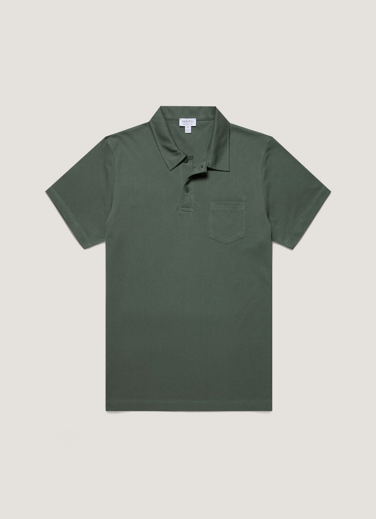 Quick Dry Layer Men's Riviera Polo Shirt in Dusk Green