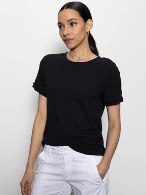 Breathable Performance Fit Perfect Tee Remix Black Perfect Tee Remix Black Reinforced Hems Street Ready