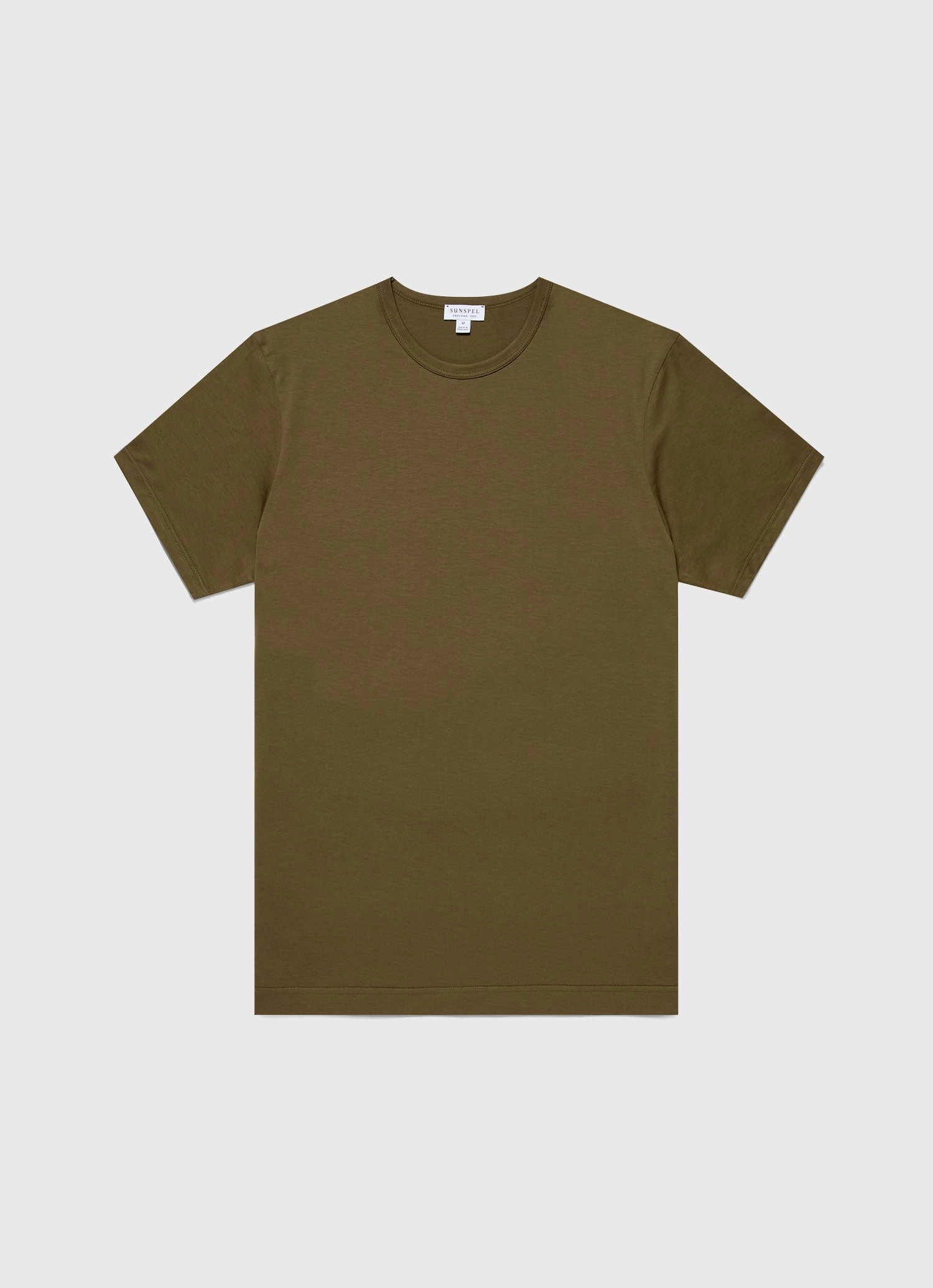 Men's Classic T-shirt in Olive Green Complementary Colors Chic Fashion