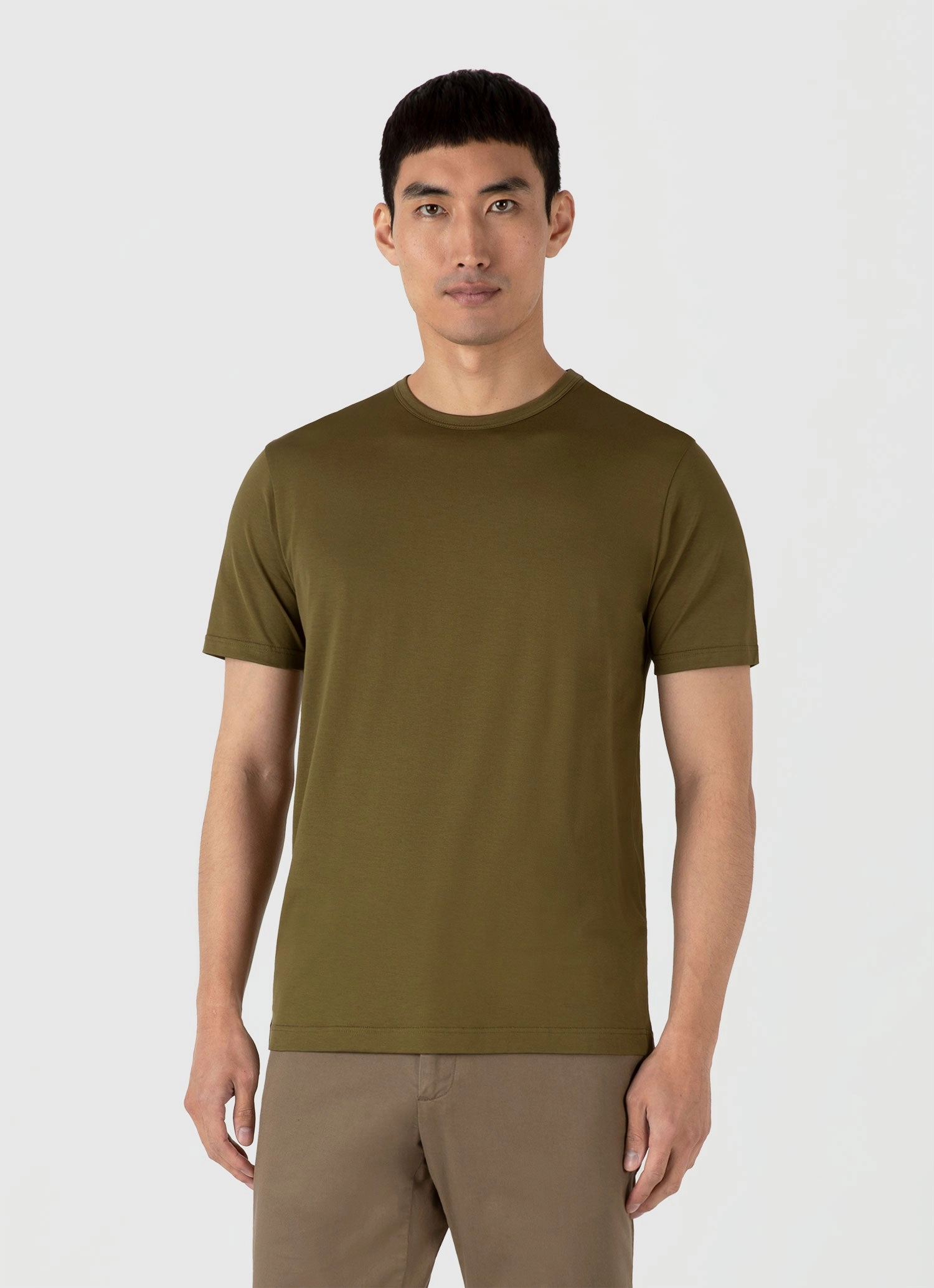 Active Wearable Men's Classic T-shirt in Olive Green