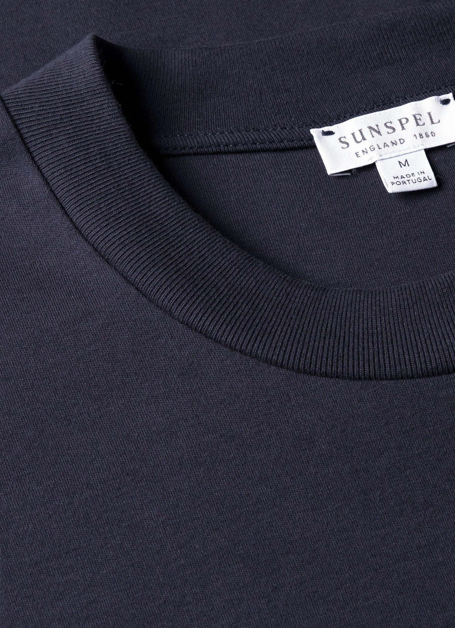 Men's Relaxed Fit Heavyweight T-shirt in Navy Smart Fit Versatile Trend
