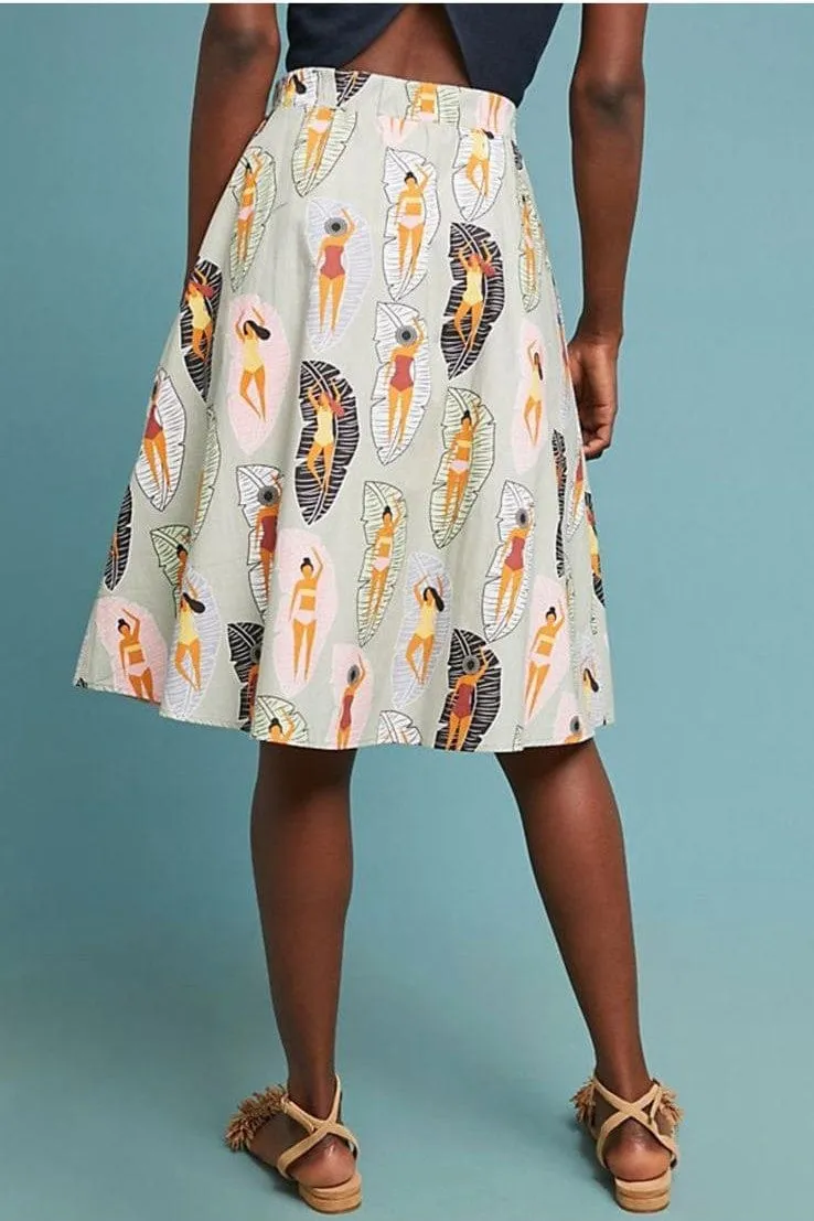 Sunbather Midi Skirt Oversized style