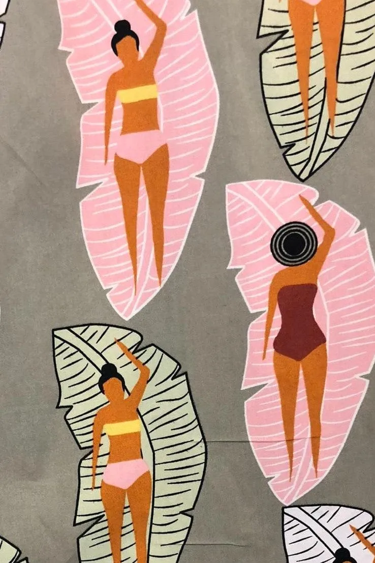 Sunbather Midi Skirt Easy Movement Opaque Lining