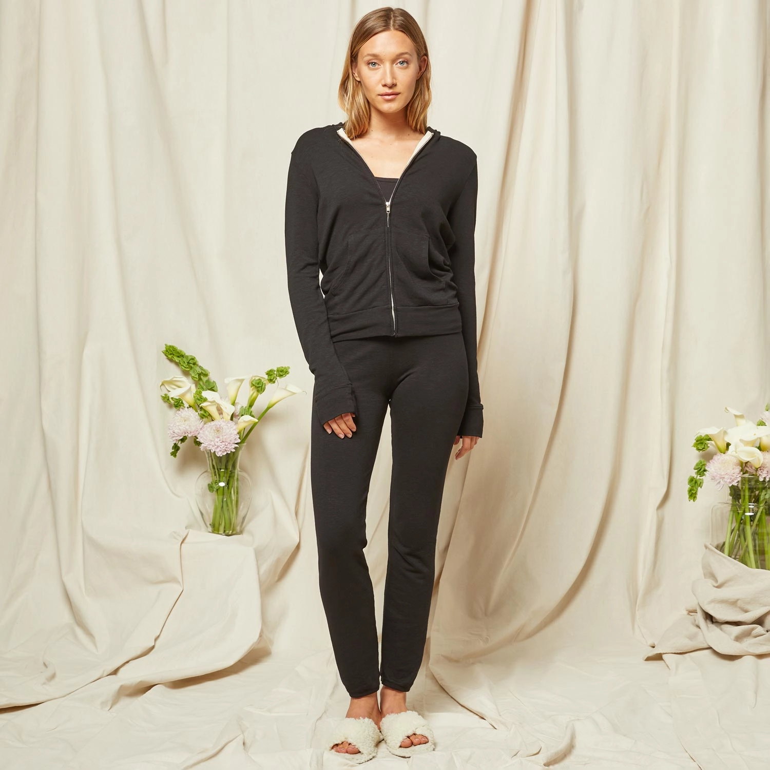 Active Blouse EcoFriendlyDye Bridal Supersoft Zip Up Hoody