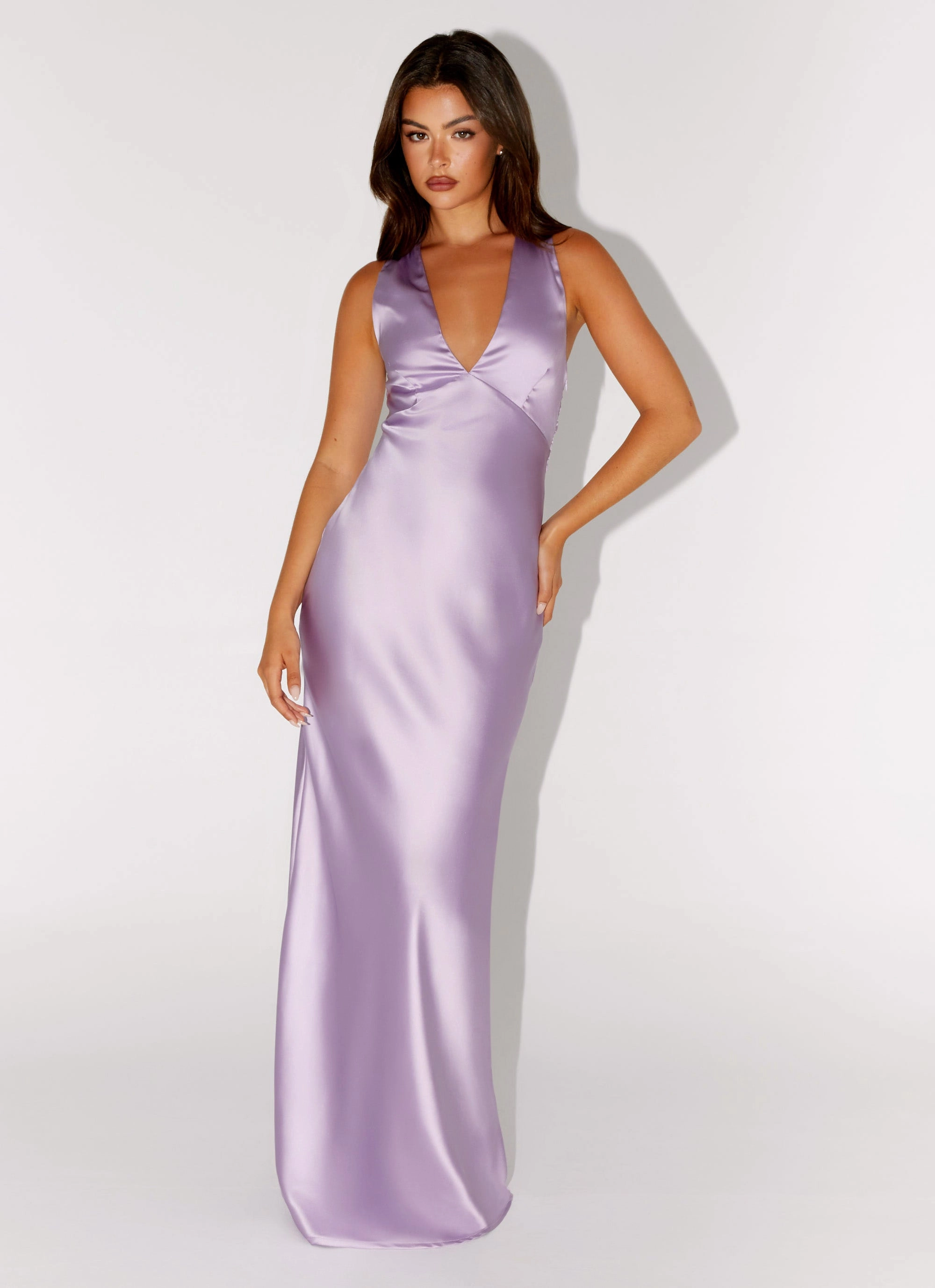 Brody Maxi Dress - Lilac Coastal Soft
