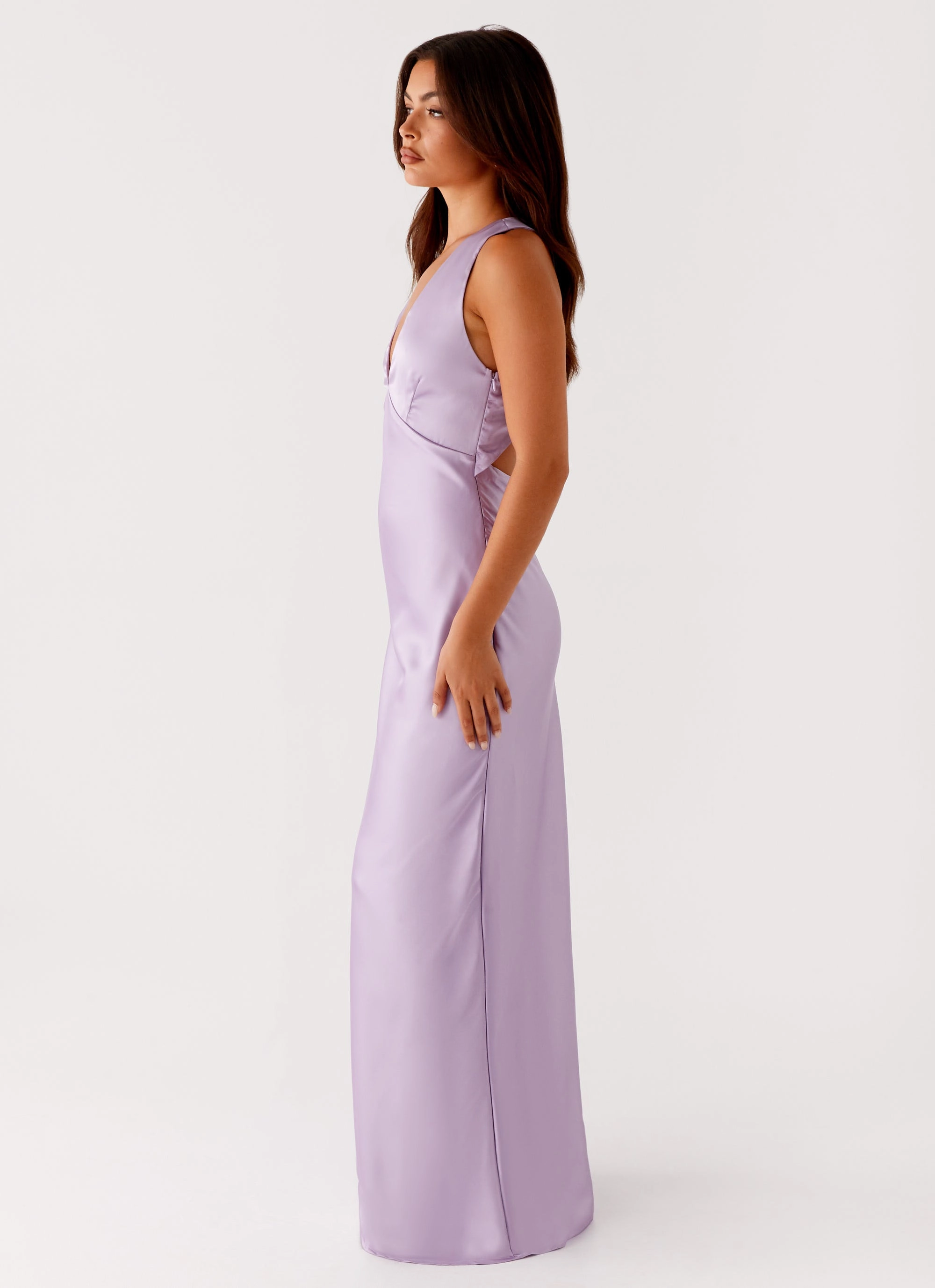 Brody Maxi Dress - Lilac Relax Cut Formal Outfit