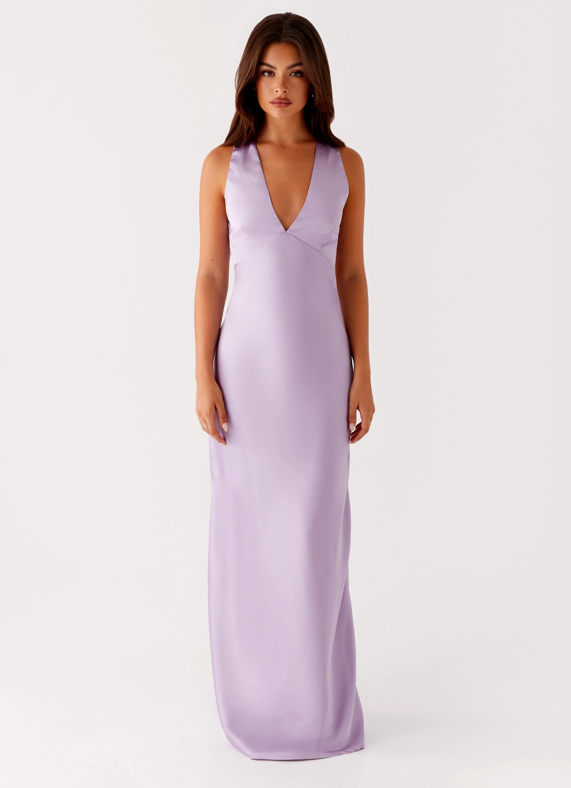 Brody Maxi Dress - Lilac Office Smart