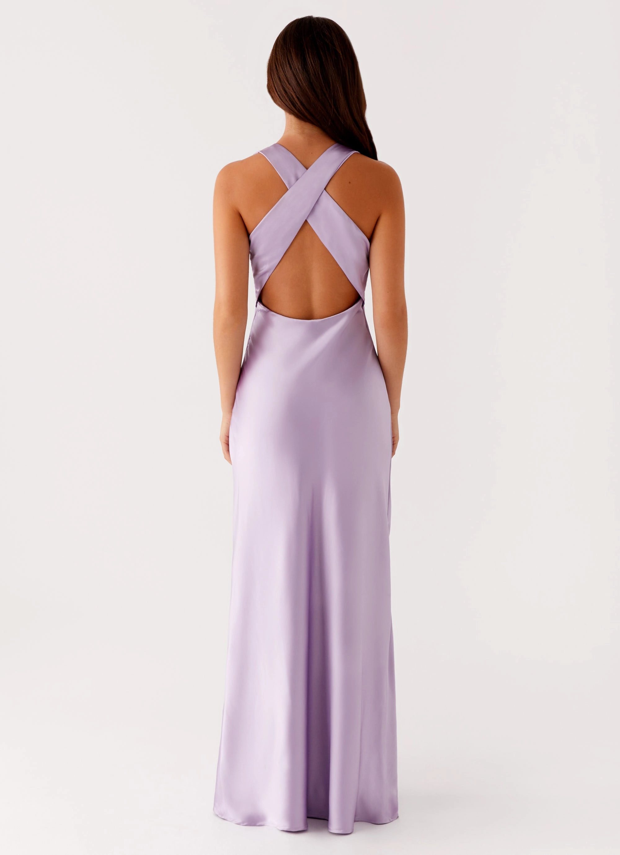 Brody Maxi Dress - Lilac Trendy Vibe Feminine full-length gown