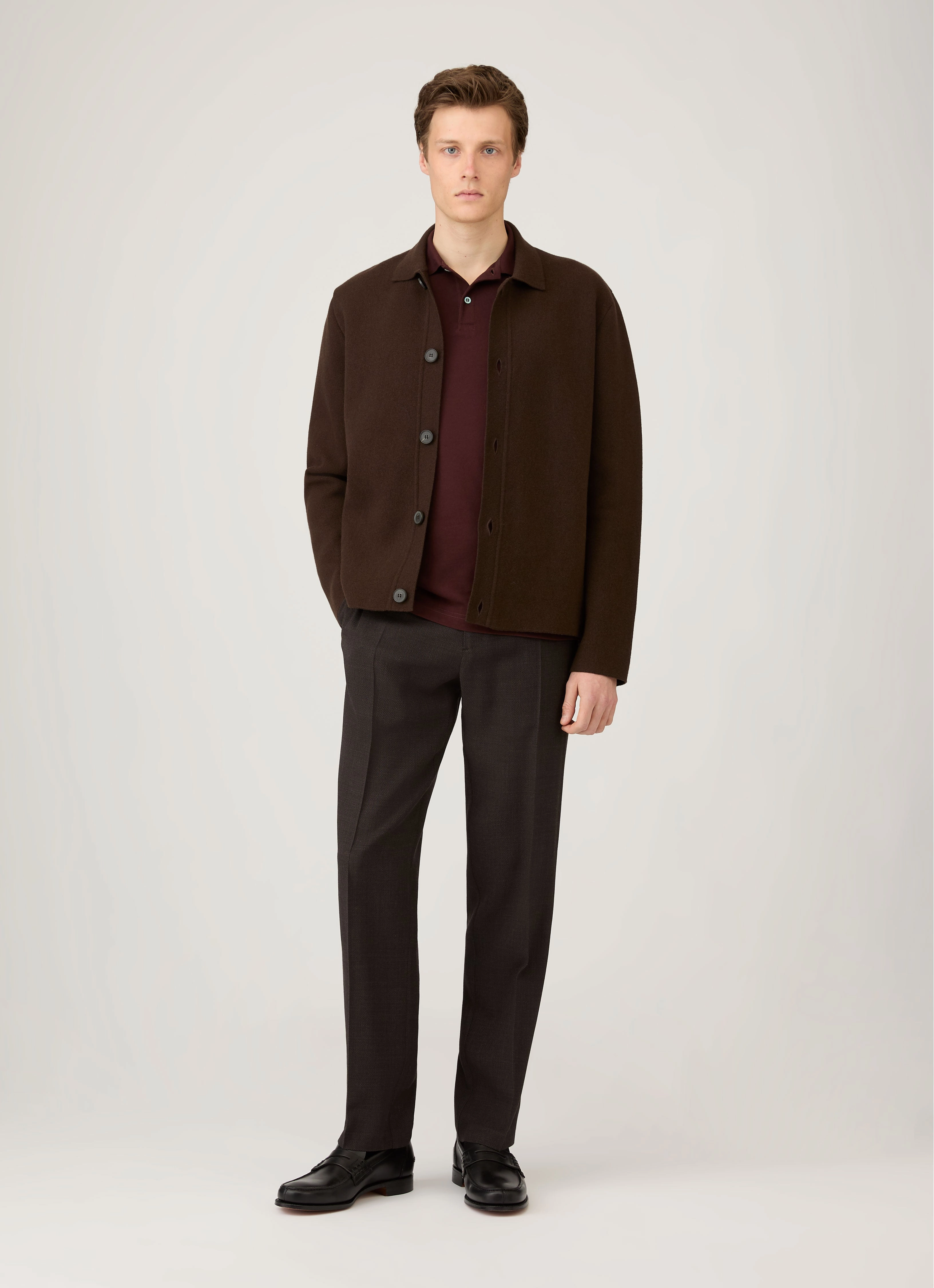 Men's Piqu?? Polo Shirt in Bakelite Eco Friendly Dye